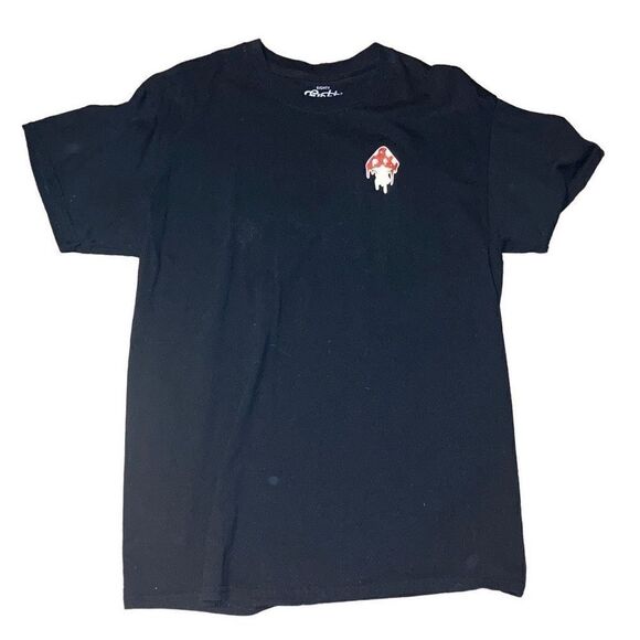 Eighty Eight Brand Men’s Short Sleeve Embroidered Mushroom Patch Shirt - Picture 1 of 3